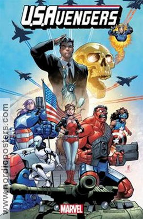 US Avengers 2016 affisch Affischkonstnär: Medina Vlasko Hitta mer: Marvel Hitta mer: Comics