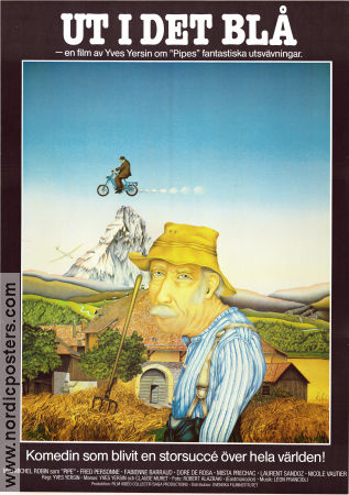 Ut i det blå 1979 poster Michel Robin Fabienne Barraud Fred Personne Yves Yersin