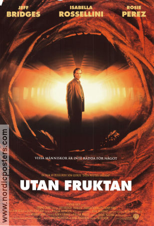 Utan fruktan 1993 poster Jeff Bridges Isabella Rossellini Rosie Perez Peter Weir