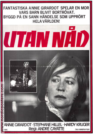 Utan nåd 1977 poster Anne Girardot