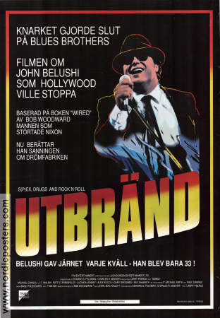 Utbränd 1989 poster Michael Chiklis John Belushi Larry Peerce