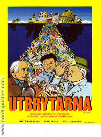 Utbrytarna 1982 poster Martti Kainulainen Olli Soinio Finland