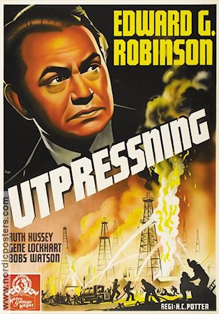 Utpressning 1939 poster Edward G Robinson