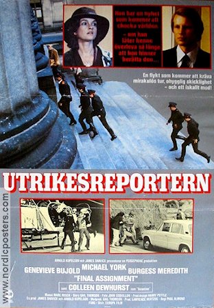 Utrikesreportern 1982 poster Michael York Filmen från: Canada