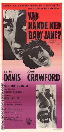 Vad hände med Baby Jane 1963 poster Bette Davis Joan Crawford