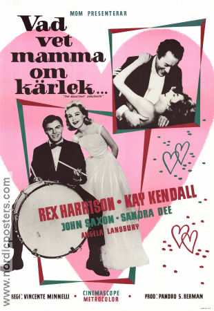 Vad vet mamma om kärlek 1958 poster Rex Harrison Kay Kendall John Saxon Vincente Minnelli Instrument