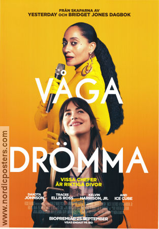 Våga drömma 2020 poster Dakota Johnson Tracee Ellis Ross Kelvin Harrison Jr Nisha Ganatra