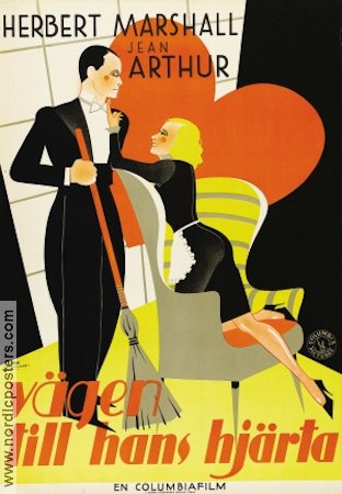 Vägen till hans hjärta 1935 poster Herbert Marshall Jean Arthur