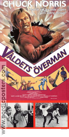 Våldets överman 1982 poster Chuck Norris Michael Cavanaugh James Fargo