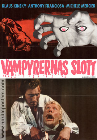 Vampyrernas slott 1971 poster Anthony Franciosa Antonio Margheriti
