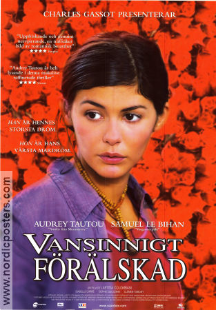 Vansinnigt förälskad 2002 poster Audrey Tautou Samuel Le Bihan Isabelle Carré Laetitia Colombani