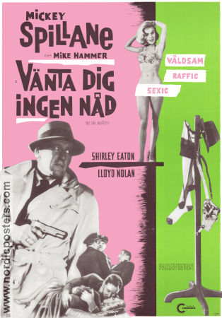 Vänta dig ingen nåd 1963 poster Mickey Spillane Shirley Eaton Scott Peters Roy Rowland