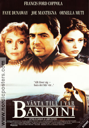 Vänta till i vår Bandini 1989 poster Joe Mantegna Faye Dunaway Dominique Deruddere