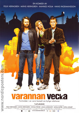 Varannan vecka 2006 poster Felix Herngren Cecilia Frode Anna Björk Måns Herngren