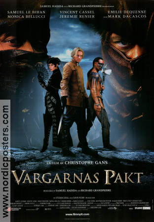 Vargarnas pakt 2001 poster Samuel Le Bihan Mark Dacascos Christophe Gans