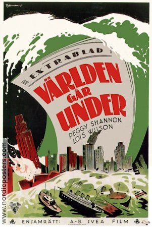 Världen går under 1933 poster Peggy Shannon