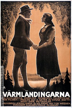 Värmländingarna 1921 poster Anna Q Nilsson