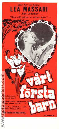 Vårt första barn 1959 poster Lea Massari Barn