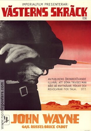 Västerns skräck 1947 poster John Wayne