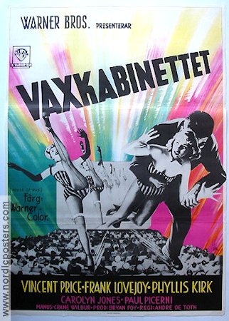 Vaxkabinettet 1953 poster Vincent Price Frank Lovejoy Phyllis Kirk André De Toth