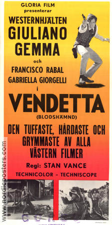 Vendetta 1967 poster Giuliano Gemma Francisco Rabal Gabriella Giorgelli Florestano Vancini
