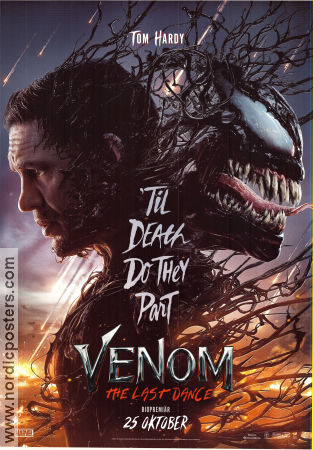 Venom: The Last Dance 2024 poster Tom Hardy Chiwetel Ejiofor Juno Temple Kelly Marcel Hitta mer: Marvel
