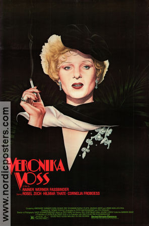 Veronika Voss 1982 poster Rosel Zech Hilmar Thate Rainer Werner Fassbinder