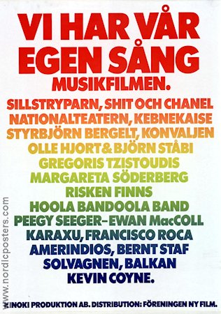 Vi har vår egen sång 1976 poster Sillstryparn Hitta mer: Nationalteatern