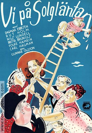 Vi på solgläntan 1939 poster Dagmar Ebbesen Rut Holm