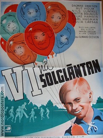 Vi på solgläntan 1939 poster Dagmar Ebbesen Rut Holm Eric Rohman art Hitta mer: Large poster