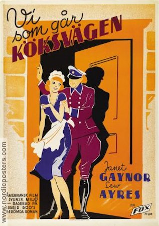 Vi som går köksvägen 1935 poster Janet Gaynor