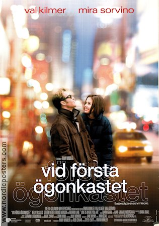 Vid första ögonkastet 1999 poster Val Kilmer Mira Sorvino Kelly McGillis Irwin Winkler