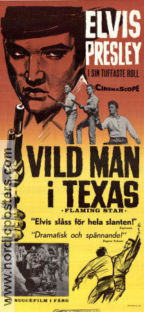 Vild man i Texas 1960 poster Elvis Presley Barbara Eden Steve Forrest Don Siegel