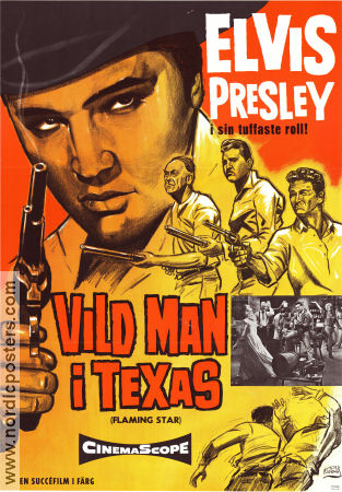 Vild man i Texas 1960 poster Elvis Presley Barbara Eden Steve Forrest Don Siegel