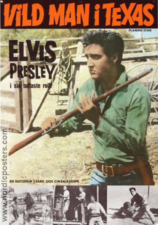 Vild man i Texas 1960 poster Elvis Presley Barbara Eden Steve Forrest Don Siegel