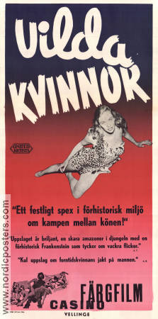 Vilda kvinnor 1950 poster Laurette Luez Allan Nixon Joan Shawlee Gregg G Tallas Damer