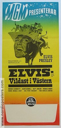 Vildast i västern 1969 poster Elvis Presley