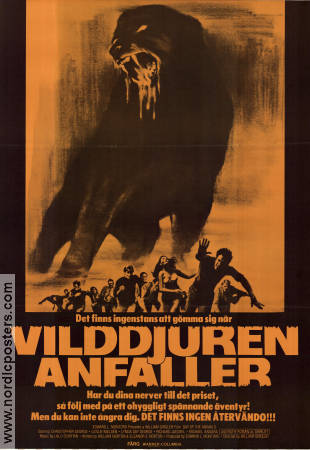 Vilddjuren anfaller 1977 poster Leslie Nielsen