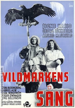 Vildmarkens sång 1940 poster Signe Hasso