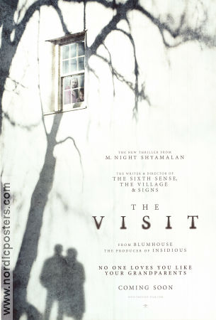 The Visit 2015 poster Olivia DeJonge Ed Oxenbould Deanna Dunagan M Night Shyamalan