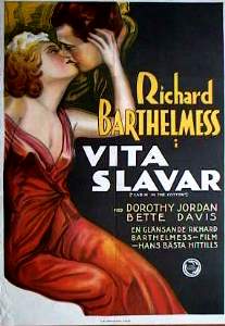 Vita slavar 1933 poster Dorothy Jordan Bette Davis Richard Barthelmess Michael Curtiz