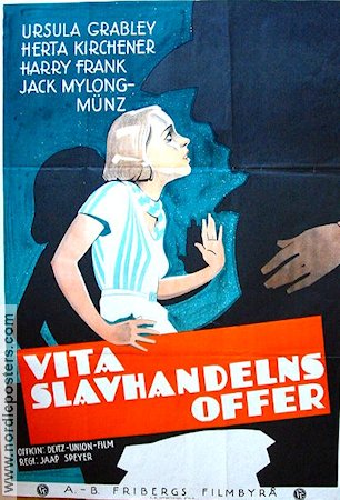 Vita slavhandelns offer 1932 poster Ursula Grabley Herta Kirchener