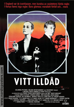 Vitt Illdåd 1987 poster Sarah Miles Joss Ackland Greta Scacchi Michael Radford