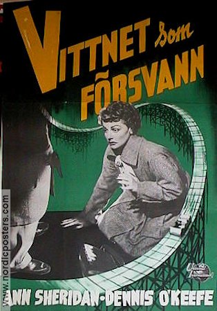 Vittnet som försvann 1951 poster Ann Sheridan