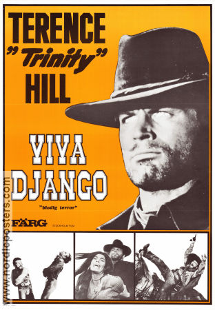 Viva Django 1968 poster Terence Hill Horst Frank George Eastman Ferdinando Baldi