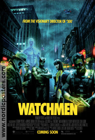 Watchmen 2009 poster Jackie Earle Haley Malin Akerman Billy Crudup Zack Snyder Från serier Hitta mer: DC Comics