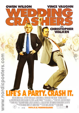 Wedding Crashers 2005 poster Owen Wilson Vince Vaughn Rachel McAdams David Dobkin