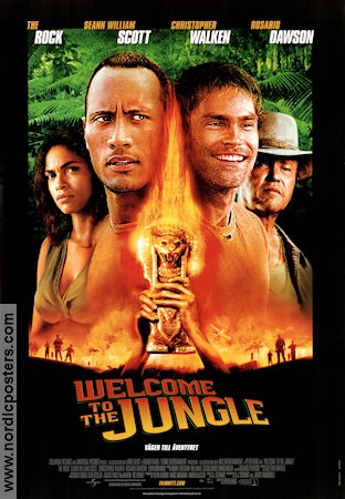 Welcome to the Jungle 2003 poster Dwayne Johnson Seann William Scott Christopher Walken Peter Berg