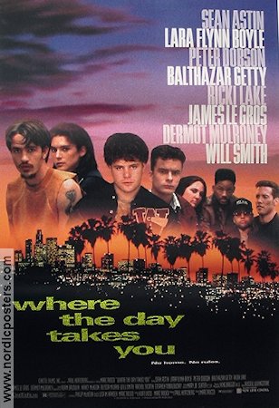 Where the Day Takes You 1992 poster Lara Flynn Boyle Ricki Lake Will Smith Kändisar