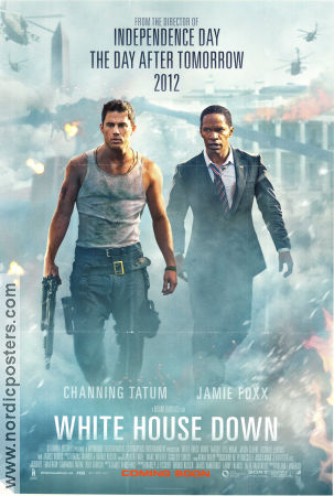 White House Down 2013 poster Channing Tatum Jamie Foxx Maggie Gyllenhaal Roland Emmerich